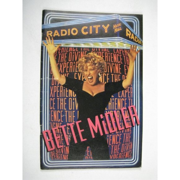 Beth Midler Radio City Music Hall 1993 Program Experience the Divine - Picture 1 of 5